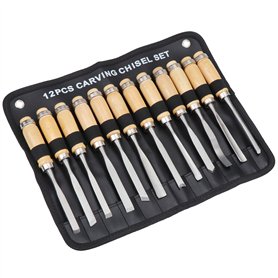 Coolty 12pcs Menuiserie Couteau à Découper Kit