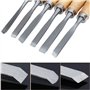 Coolty 12pcs Menuiserie Couteau à Découper Kit, Ciseaux à Bois, Idéal pour DIY Art Craft Argile Les Débutants de Menuisie