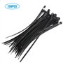 Coolty 150pcs Collier de Serrage, 23mmx16mm Base de Serre Câbles avec 150pcs Attaches de Câble pour Fixation Cable Electrique(no
