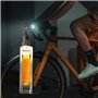 pédales de vélo noires avec pédales fixes antidéra