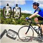 Pédales de vélo classiques pour la ville/le trekking, en alliage d'aluminium, pédales de vélo noires avec pédales fixes antidéra