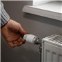 zencQ 1x Thermostat de radiateur avec série - Tête thermostatique précise avec capteur intégré, protection contre le gel et ajus