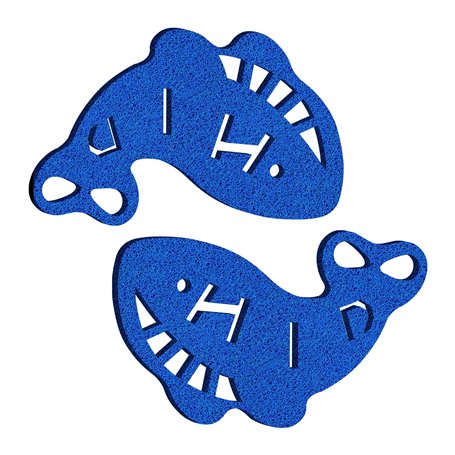HIDAMAZY Lot de 2 balles anti-peluches réutilisables pour le linge