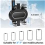 StarryTiger Support Téléphone Rétroviseur Voiture, Porte Téléphone Voiture Rotatif à 360 Degrés, Opération à Une Main, Support d