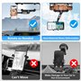 StarryTiger Support Téléphone Rétroviseur Voiture, Porte Téléphone Voiture Rotatif à 360 Degrés, Opération à Une Main, Support d