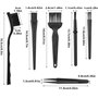 6 Pièces Petites brosses antistatiques Portables Ordinateur Pinceaux de Dépoussiérage Kit de