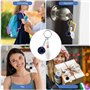 Zwenjuan Mini Bowling Porte-clés,4 Pièces Bowling Pin Ball Keychain Suspendus Ornement Porte-Clés Cadeau de Bowling,pour Anniver