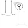 2Pcs Cordon De Connecteur De Bouchons D'Oreilles,Empêchant Les Bouchons D'Oreille de Tomber，Cordon En Silicone Flexible Pour Bou