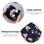 Lot de 2 sacs de rangement flamant rose pour serviettes hygiéniques, sac de rangement mignon de dessin animé, sac de rangement d