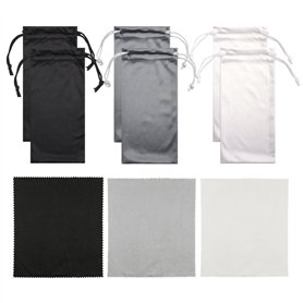 DHSBGWSX Sac à lunettes 6 pièces