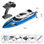 ZYGY BLLRC L100 Bateau Télécommandé Bateau à Grande Vitesse Bateau Télécommandé étanche Modèle de Bateau Jouet électrique modèle