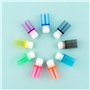 OTCRAFT Lot de 24 pinceaux à poils souples avec boîte de rangement - Mini pinceaux empilables - 1,9 cm - Pour la fabrication de 