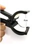 OUKEYI Lot de 10 supports rotatifs en plastique pour panneau de marchandise - Support d'affichage de prix - Clip réglable