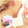 48 Pièces Éponges Visage Comprimées, Éponges Cosmétiques Rondes Réutilisables Éponge Démaquillage pour Nettoyage de Visage (Rose