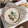 SZCXDKJ Lot de 8 mini cercles en bambou de 15,2 cm pour broderie au point de croix, loisirs créatifs, couture pratique