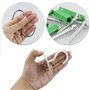 Crochets de Plafond pour Plantes suspendues, 2 Crochets de Suspension Robustes avec vis, Support Mural en métal 2 Crochets de Pl