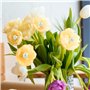 Lot de 100 épingles à coudre droites en forme de goutte d'eau - 5,1 cm - Pour bouquet de mariage - Avec boîte - Pour loisirs cré