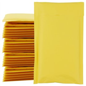 Lot de 25 enveloppes à bulles rembourrées en papier kraft 15 x 25 cm