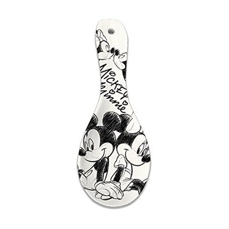 Disney Mickey and Minnie Mouse Sketch Ceramic Spoon Rest