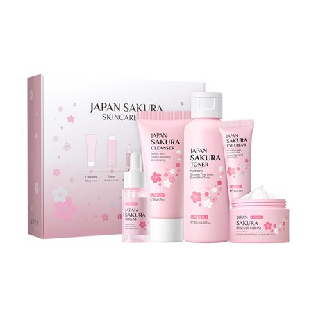 LAIKOU Sakura Ensemble de Soins du Visage