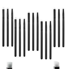 OTCRAFT Lot de 15 mini pinceaux de mélange pour peinture à l'encre - 3 types de têtes lisses - Pour le bricolage