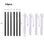 OTCRAFT Lot de 10 mini pinceaux de mélange pour peinture à l'encre - 3 types de têtes - Pour le bricolage, le scrapbooking, la f