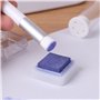 OTCRAFT Lot de 10 mini pinceaux de mélange pour peinture à l'encre - 3 types de têtes - Pour le bricolage, le scrapbooking, la f