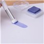 OTCRAFT Lot de 10 mini pinceaux de mélange pour peinture à l'encre - 3 types de têtes - Pour le bricolage, le scrapbooking, la f