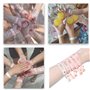 16PCS EVJF Accessoire, Enterrement de Vie de Jeune Fille Accessoire, Kit Bracelet EVJF avec 10 Bracelet, 1 Bracelet Future Marié