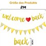 guirlande de bienvenue en papier