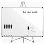 Feutres pour Tableau Blanc Effaçables à Sec 5 Pièces,avec Embout Effaceur Magnétique pour Tableau Blanc,Marqueur Tableau Blanc E
