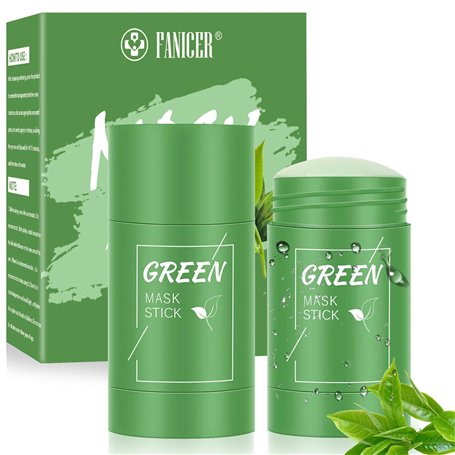 2 Pièce Green Masque Stick