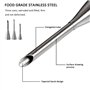 1 jeu de 3 douilles à pâtisserie, seringues professionnelles pour gâteaux feuilletés en acier inoxydable, outils de cuisson à la