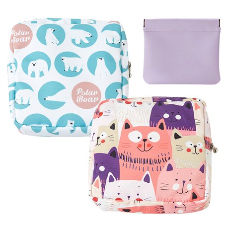 2 petits sacs menstruels
