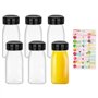 Paquet de 6 bouteilles de jus en plastique avec 1 étiquette de fruit
