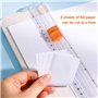 1pc petit coupe-papier avec 1 embout de rechange, coupe-papier polyvalent, coupe-papier portable, outil de scrapbooking, pour la