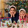 Calendrier de l'Avent 2024 pour Enfants, 24 Jours Calendrier l'avent Enfant de Compte à rebours de Noël Blocs de Construction Ca