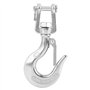 Akozon Crochet de levage pivotant en acier inoxydable 304 avec accessoire de gréement de loquet(650 kg)
