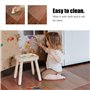 Kuyal Tapis de Chaise Transparent pour sols durs Tapis de Sol Transparents Tapis de Protection en Bois/carrelage pour Bureau et 