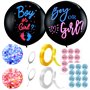 Lot de 2 ballons avec confettis