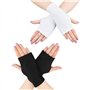 2 Ensembles De Gants Sans Doigts De Protection Solaire