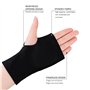 Gants Courts Élastiques À Demi-Doigts
