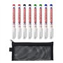 Lot de 8 marqueurs - 1 trousse - Marqueur à trou profond avec pointe de 20 mm - Convient pour bois