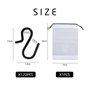 TAFACE Lot de 120 mini crochets en forme de S en métal inoxydable - Crochets de cuisine réutilisables - Convient pour salle de b