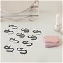 TAFACE Lot de 120 mini crochets en forme de S en métal inoxydable - Crochets de cuisine réutilisables - Convient pour salle de b