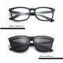 3pcs lunettes de soleil à clipser avec 3pcs sacs de lunettes de soleil noirs, clips de lunettes de soleil rétro flip, lentille d