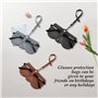 ATBUSS Lot de 3 Pochettes de Protection pour Lunettes - Étui Portable en Cuir Souple pour Lunettes de Soleil et de Myopie
