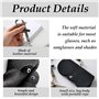 ATBUSS Lot de 3 Pochettes de Protection pour Lunettes - Étui Portable en Cuir Souple pour Lunettes de Soleil et de Myopie