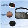 ATBUSS 1pc Sangle de blessure au coude et au bras en maille noire, équipement de protection unisexe, équipement de protection an