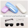 ATBUSS Lot de 3 étuis à lunettes à paillettes avec 3 chiffons à lunettes, boîte de rangement anti-stress, étui de protection sim